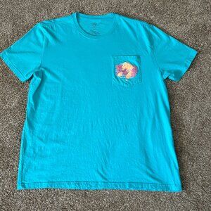 Women's Lauren James Co Graphic Front Pocket Tshirt "Flowers and Fur" Design